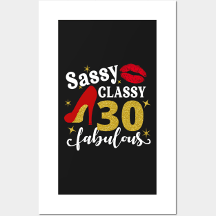 Sassy classy 30 fabulous Posters and Art